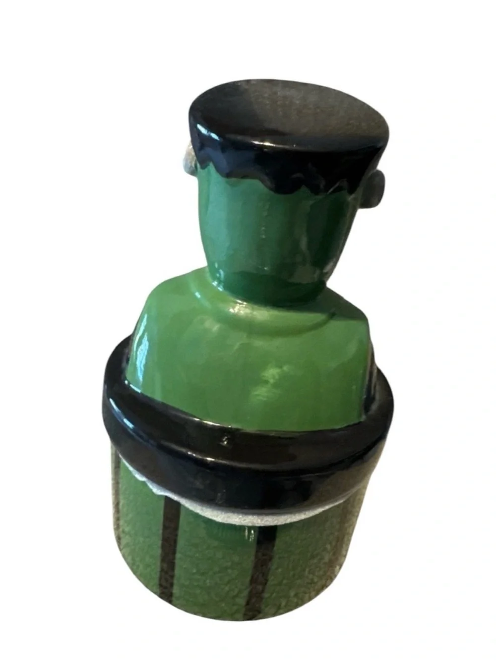 VIRAL-Green Frankenstein Ceramic Trinket - Playful Home Accent
